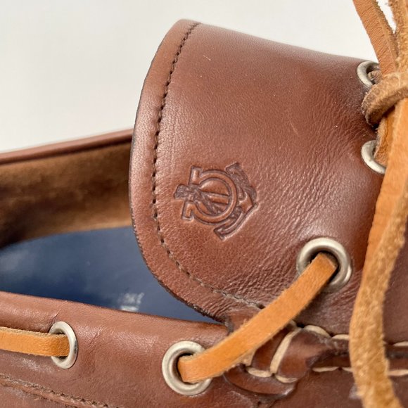 Salvatore Ferragamo Brown Leather Driving Loafers Mocassin Slip On Shoes, Sz 7.5 - Picture 7 of 11